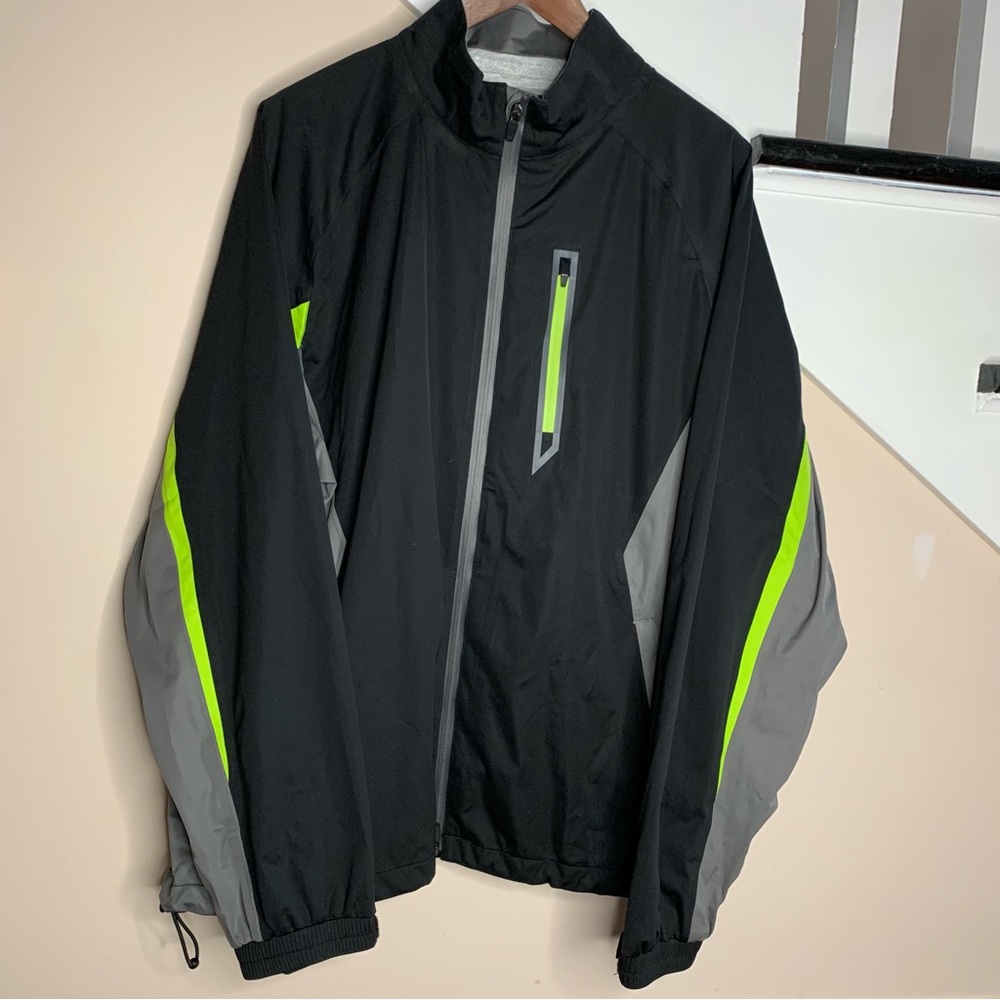 Walter Hagen Hydroproof Lightweight Windbreaker Black Size Large
